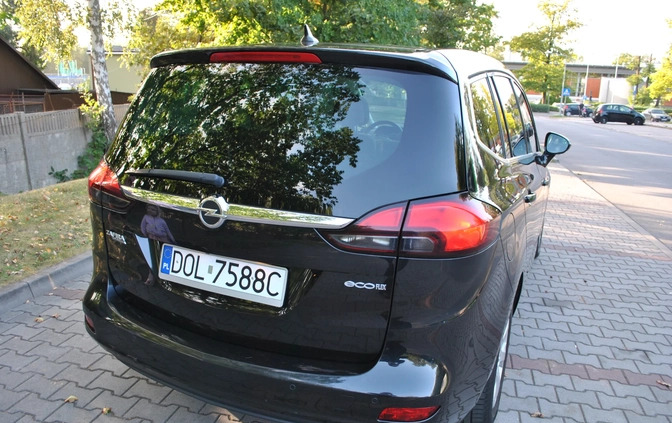 Opel Zafira cena 44500 przebieg: 190000, rok produkcji 2015 z Oleśnica małe 352